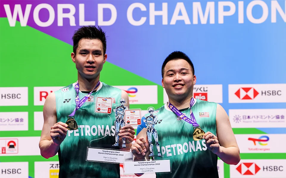 Juara emas ketika bertanding di Tokyo 2022
