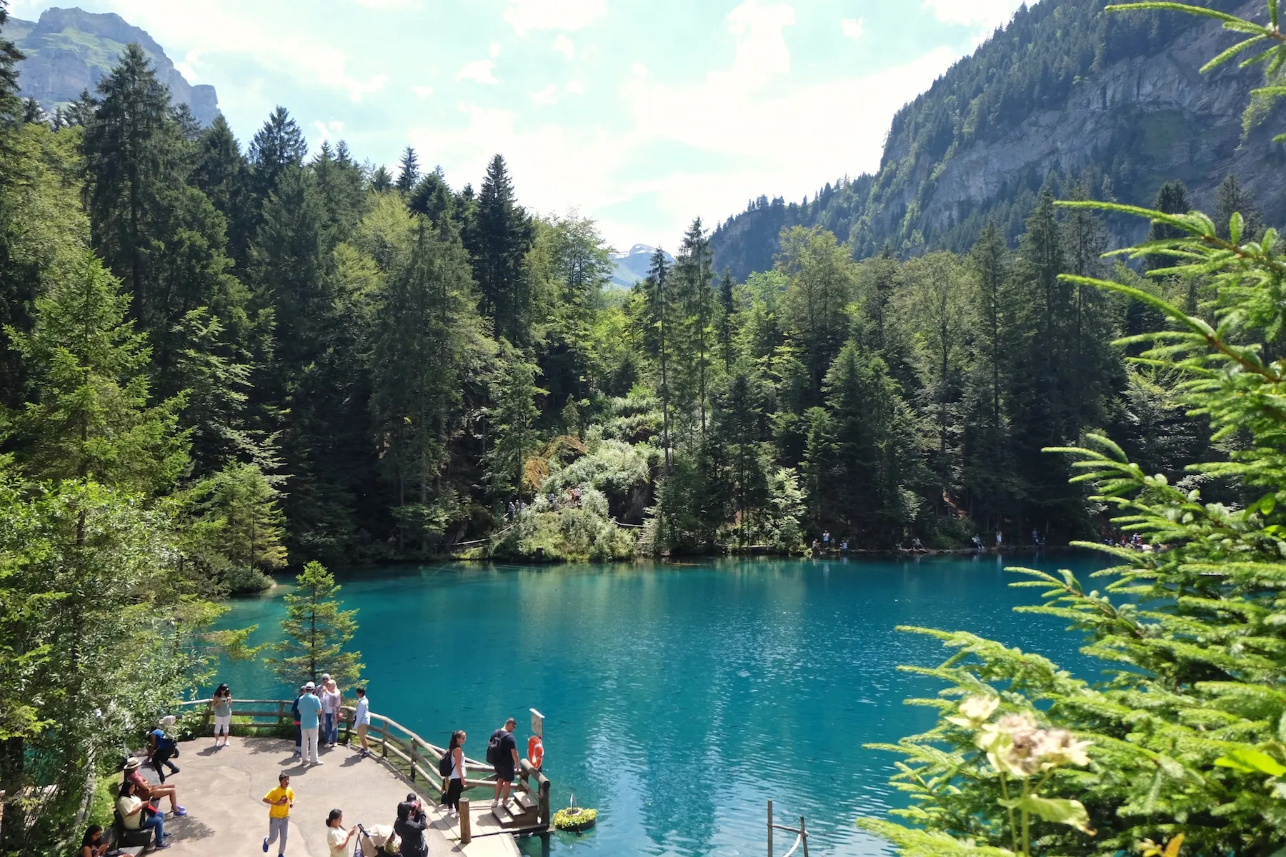 Perjalanan 2 jam dari Zurich memang berbaloi untuk pemandangan macam ni