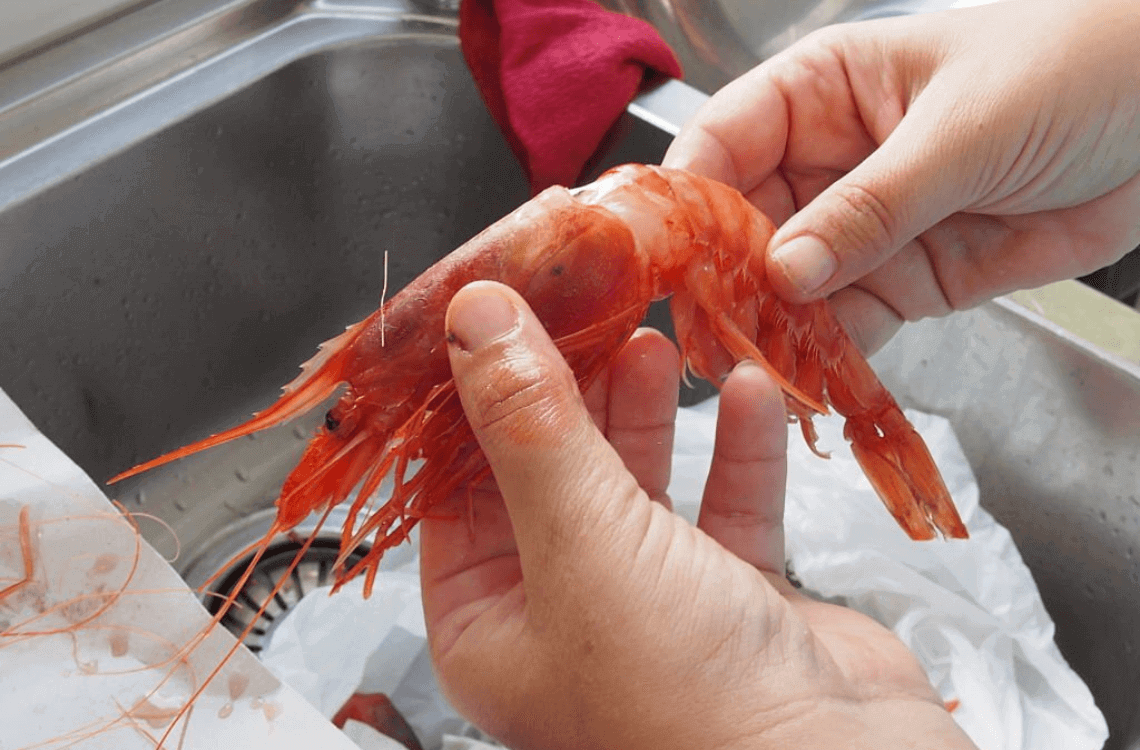 Rutiin harian menyiang udang bertukar tragedi untuk lelaki ni