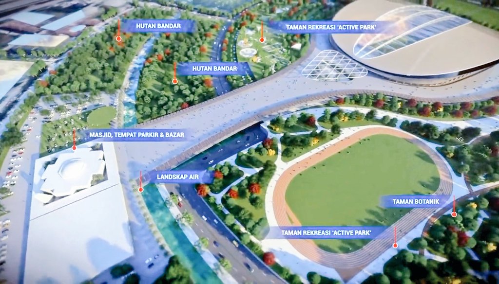 Konsep kompleks sukan Shah Alam baru yang akan memberikan peluang gaya hidup lebih sihat