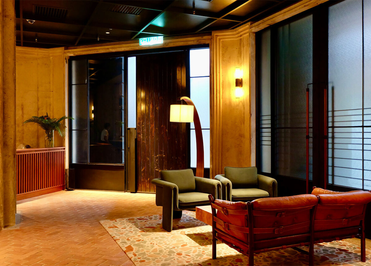 Ruang lobi yang menjemput anda masuk ke dalam Else