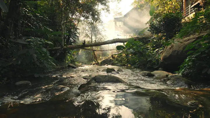 Tapi hanya 5 minit daripada air terjun ini