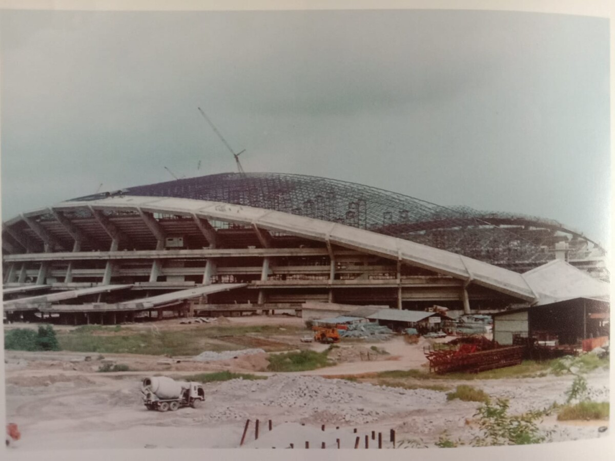 Rupa ketika dalam proses pembinaan