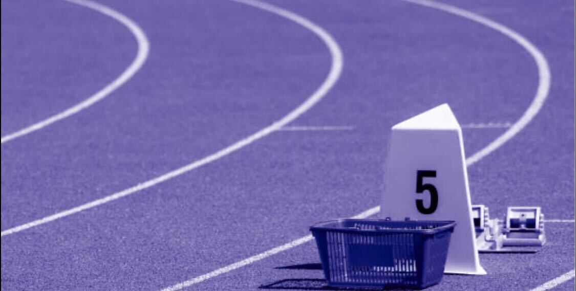 Trek balapan diubah jadi warna ungu