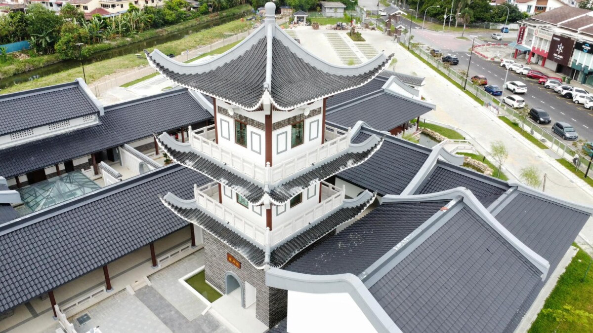 Menara Pagoda 4 tingkat bakal menjadi identiti utama masjid ini