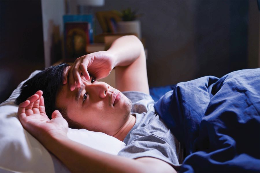 Jika anda seperti gambar ini, apa kata amalkan kacang badam dan teh chamomile