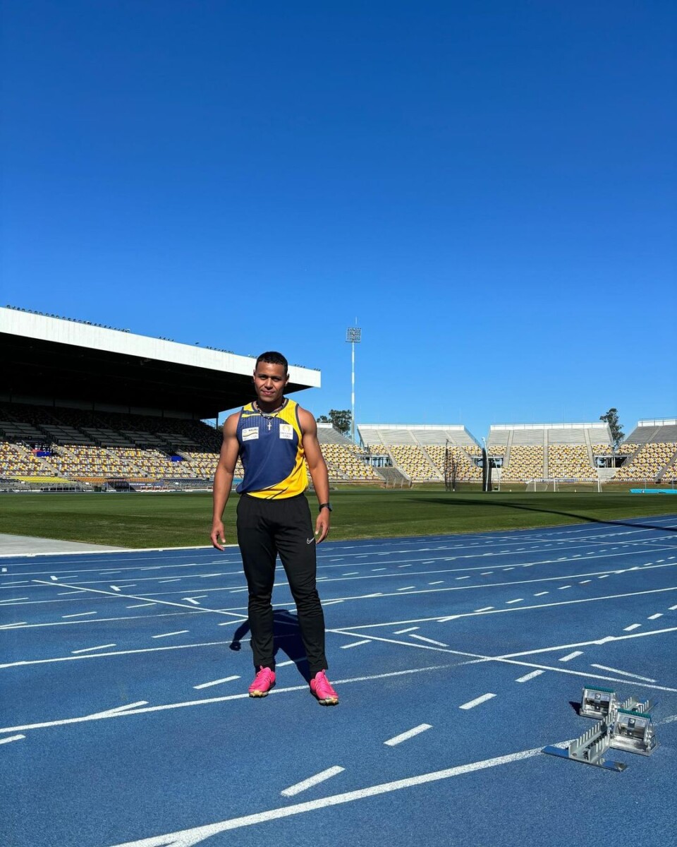 Mewakili negara Nauru, Winzar Kakiouea akan bertanding dalam acara pecut 100m