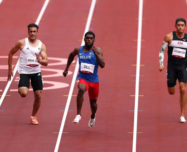 Shaun Gill juga akan bertanding dalam acara pecut mewakili Belize