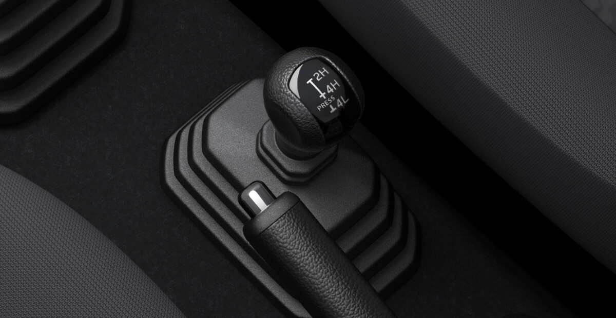 Dengan mudah anda boleh tukar dari 2 roda ke 4 roda