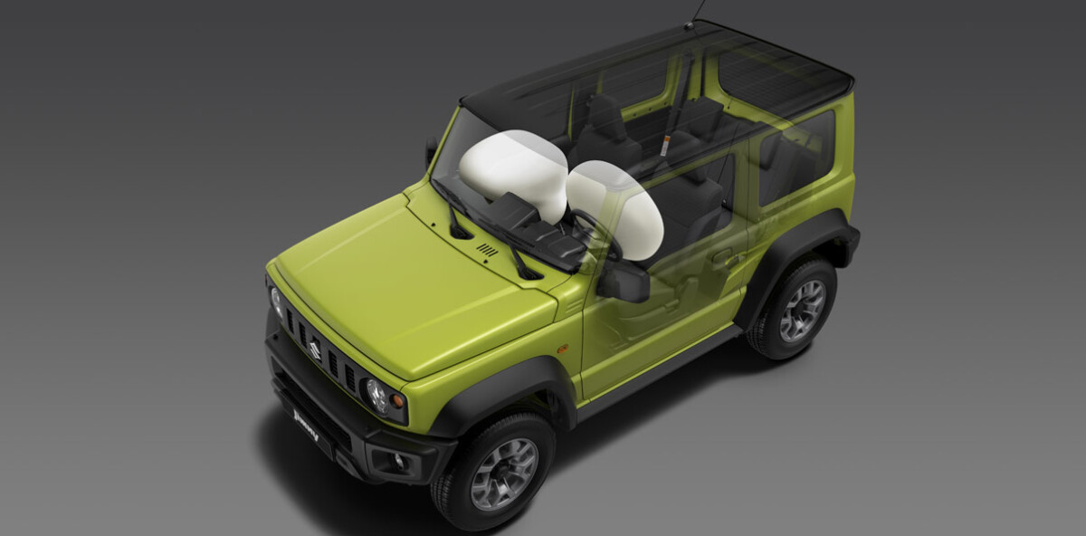 Suzuki Jimny tidak lupa akan benda paling penting, iaitu keselamatan anda!