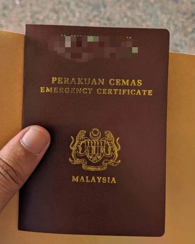 Ini ialah dokumen dikenali sebagai Perakuan Cemas dikongiskan oleh seorang netizen