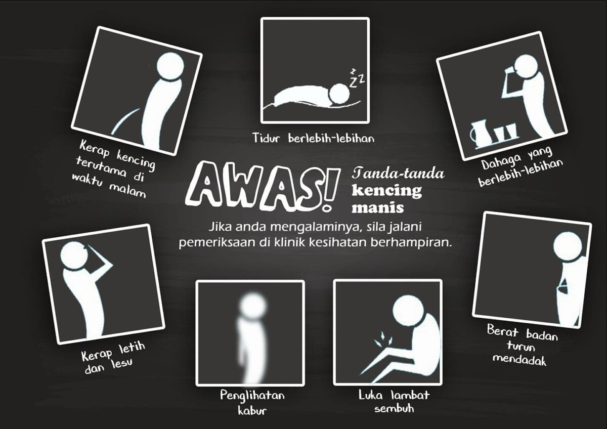 7 Tanda awal anda bakal menghidap penyakit kencing manis menurut KKM