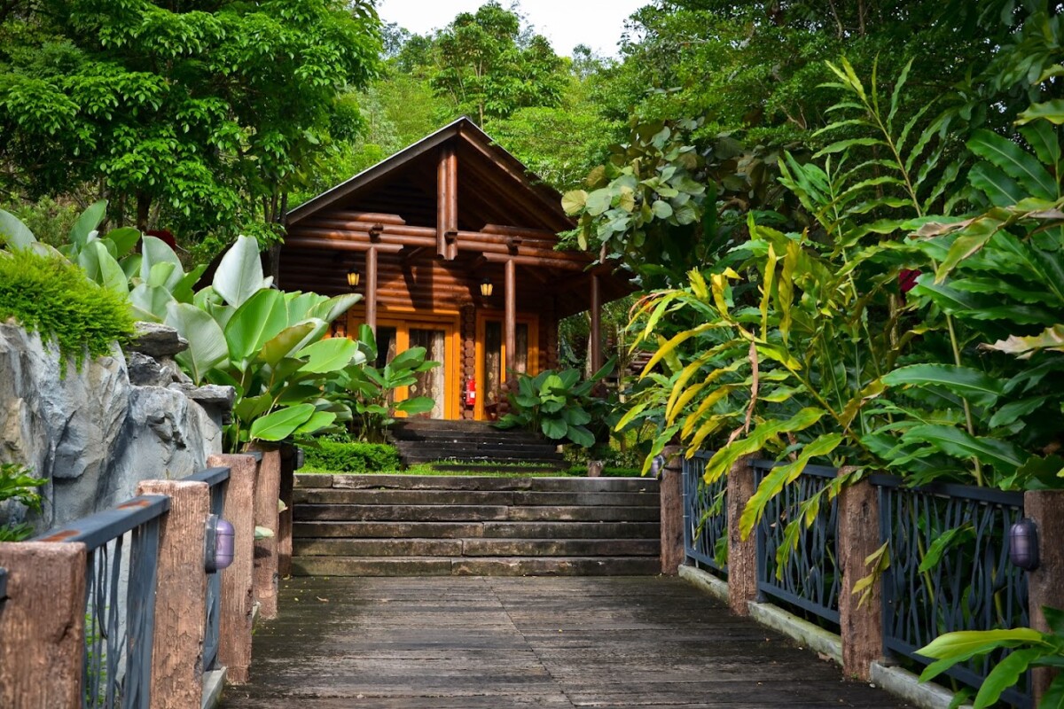 Seronoknya keluar je dari vila, anda dapat nikmati pemandangan menakjubkan