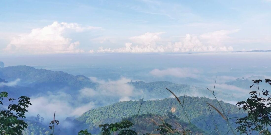 Awan Karpet yang terkenal di Bukit ini
