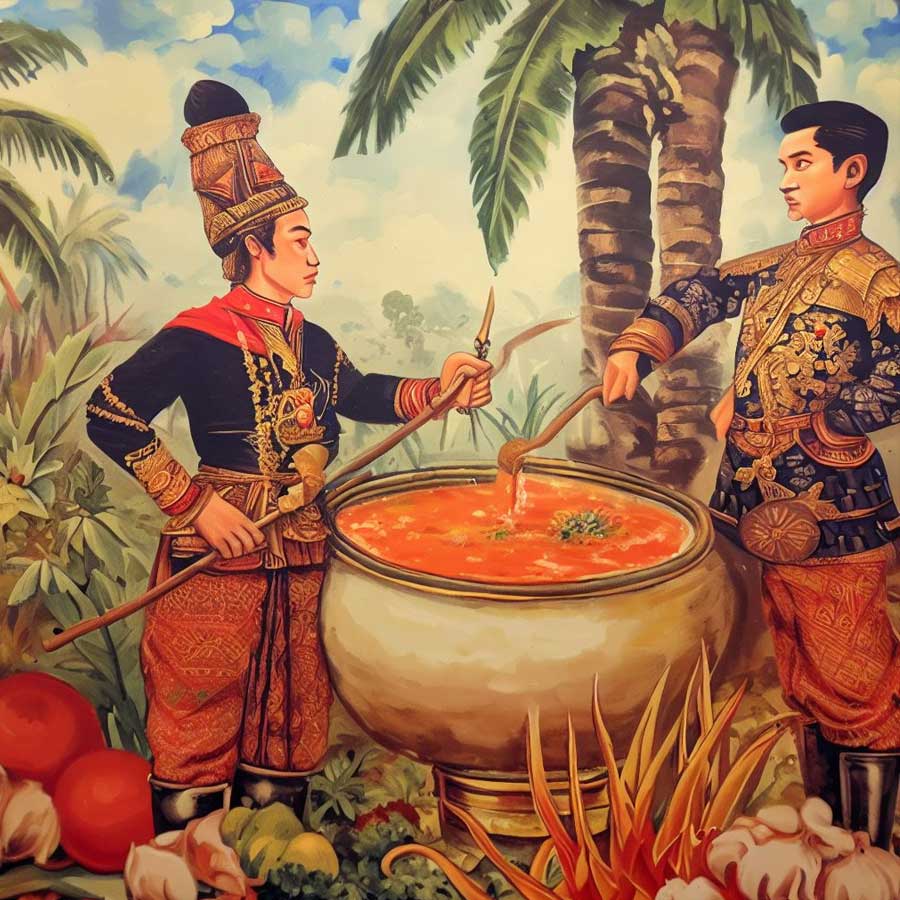 Tom Yam dipercayai dicipta sewaktu Dinasti Ayutthaya
