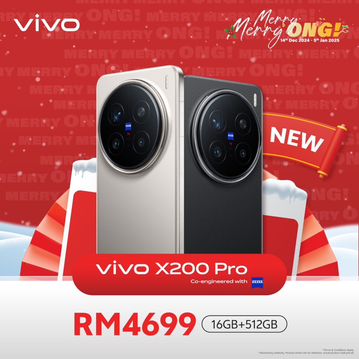 vivo X200 Pro (16GB+512GB): RM4,699