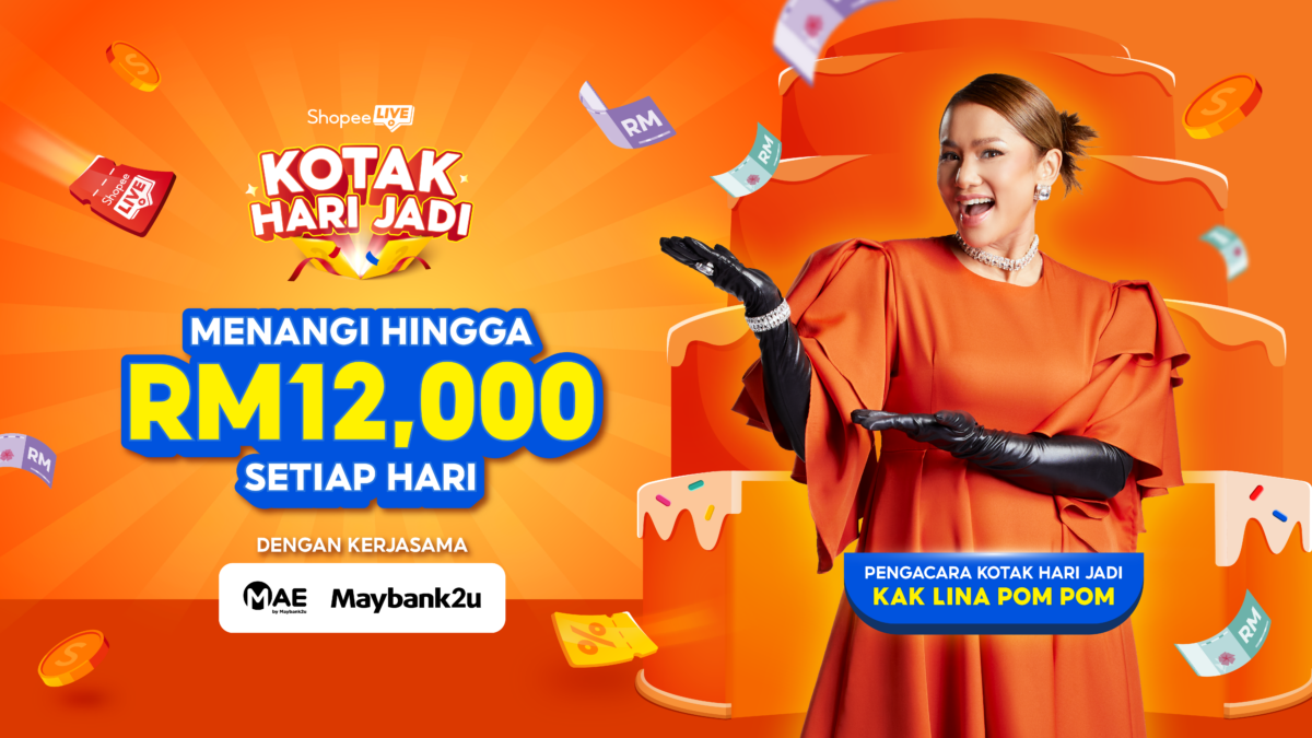 Tonton Shopee Live bersama Kak Lina Pom Pom, hadiah lumayan menanti anda!