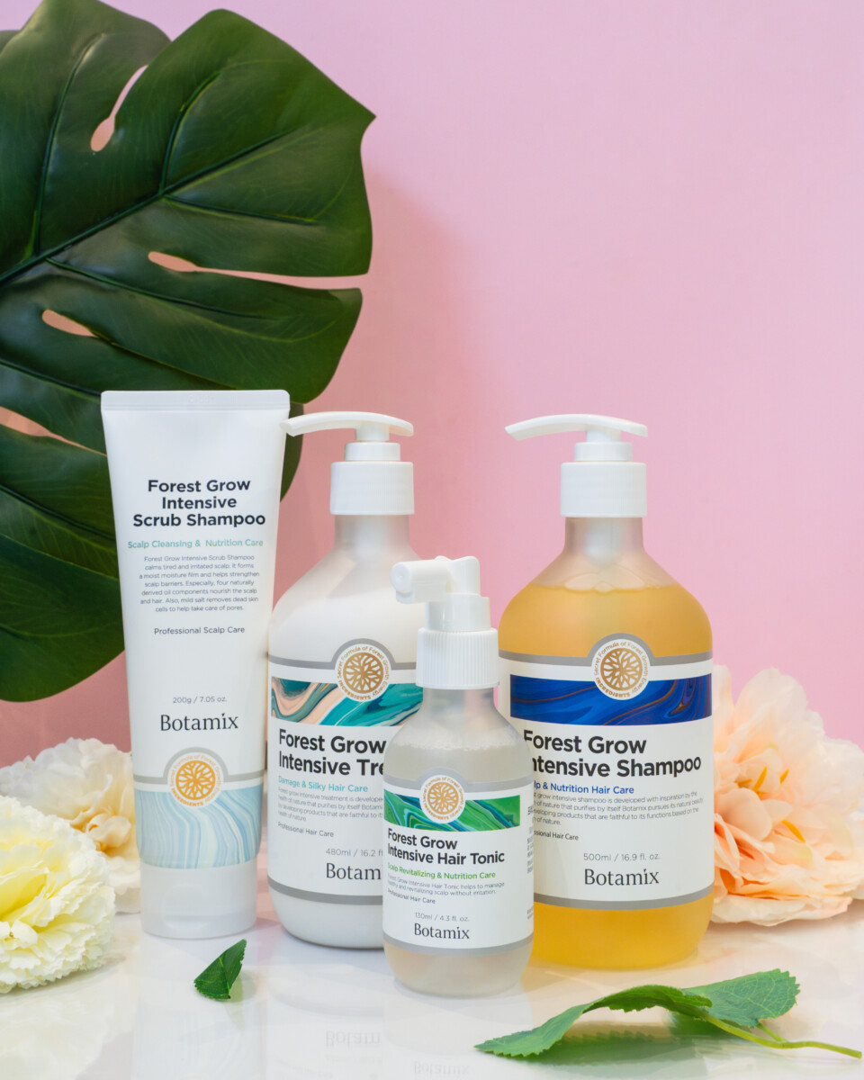 BOTAMIX forest grow intensive: Gabungan semula jadi untuk melawan keguguran rambut dan menyihatkan kulit kepala. 