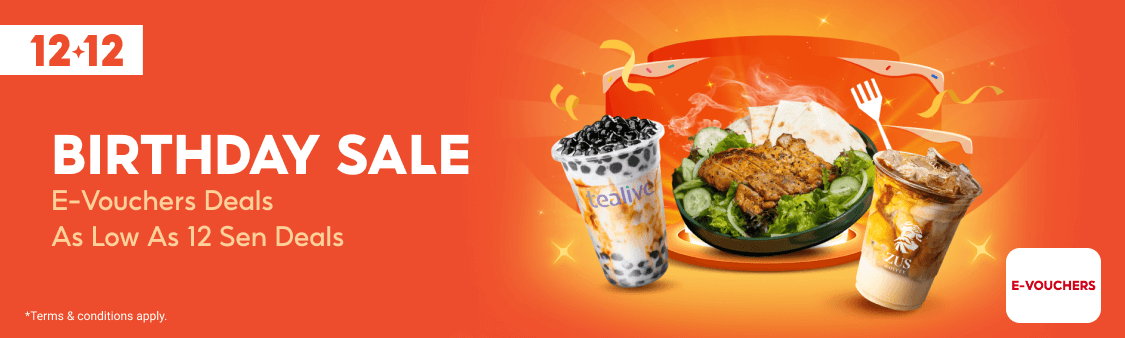 Tealive, KFC & banyak lagi bermula 12 sen!