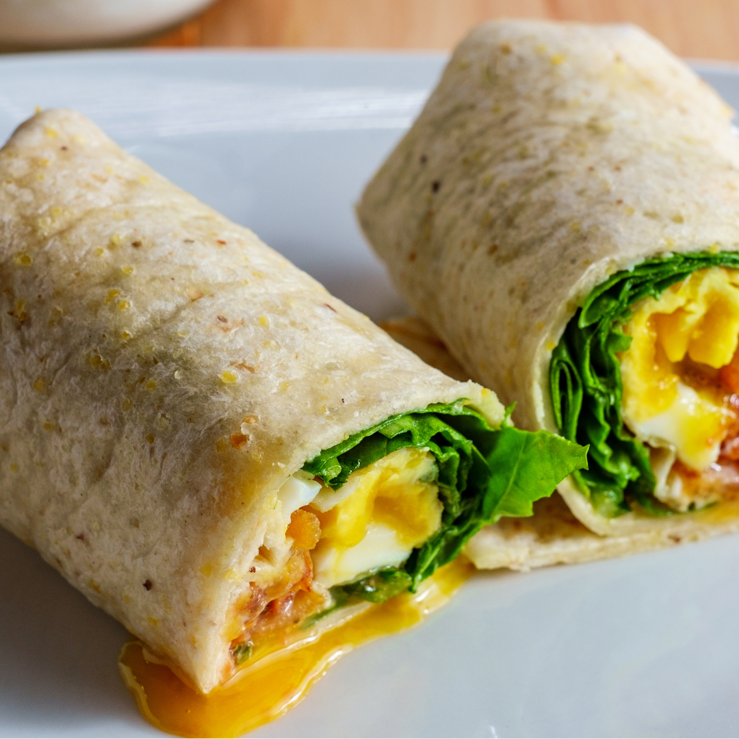Ingin resipi sahur mudah? Wrap Telur & Sayur Seimbang jawabnya!