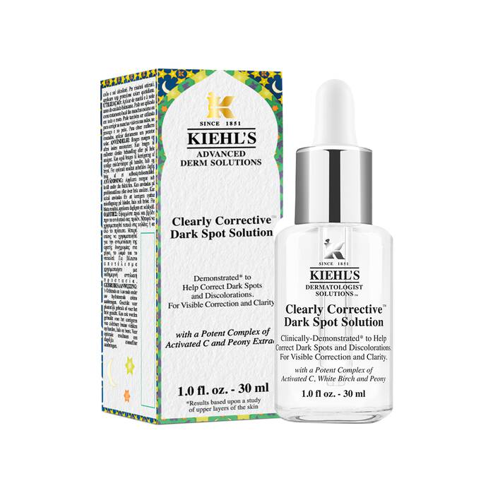 Gunakan Kiehl’s Clearly Corrective™ Dark Spot Solution untuk wajah lebih cerah & flawless menjelang Raya