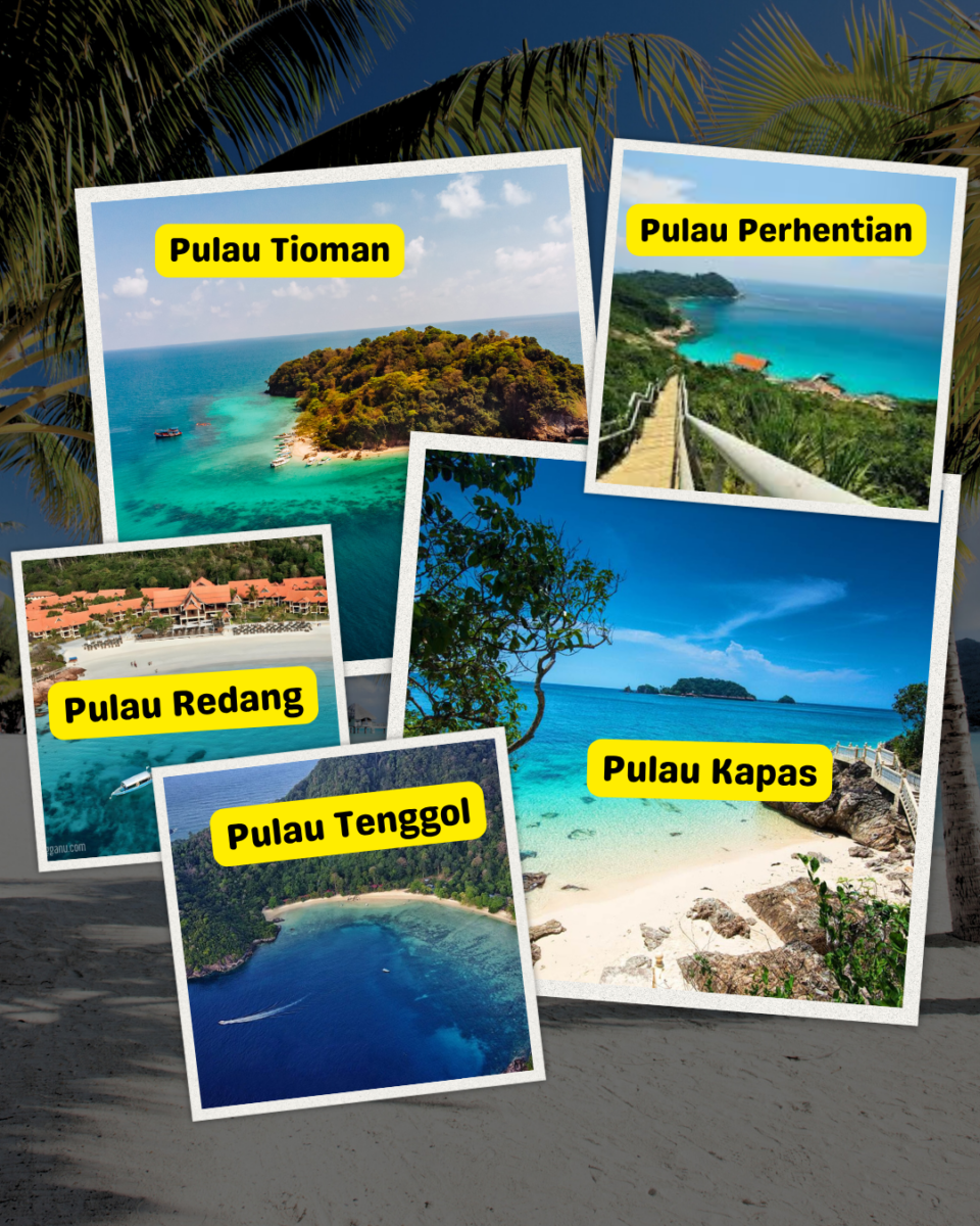 Cuaca cerah, laut tenang & suasana tropika — bulan paling sesuai untuk bercuti di pulau-pulau Pantai Timur!