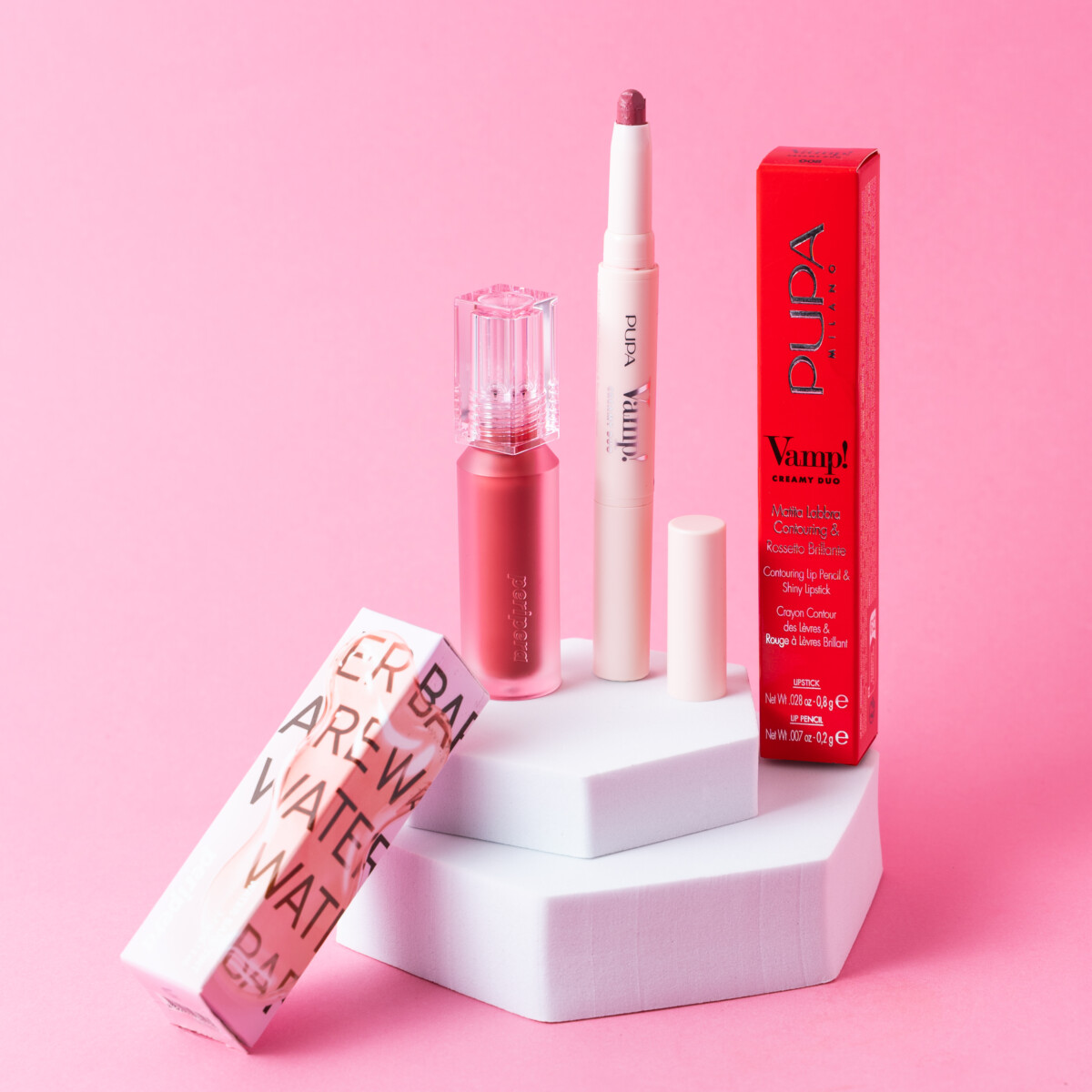 PUPA x Peripera — mata bold, bibir lembap, look on point.