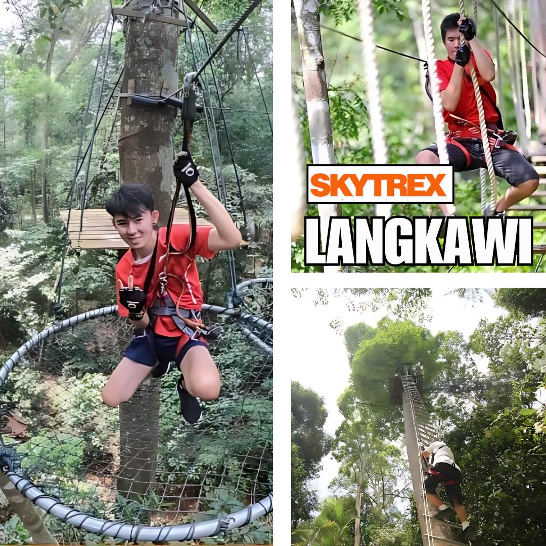 Satu-satunya Skytrex dengan pemandangan laut! Laluan ekstrem, tangga viral & panorama Langkawi buat jantung berdebar!