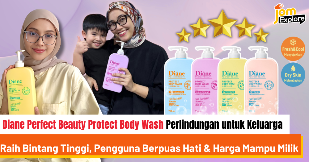 Badan Lebih Segar dengan Diane Perfect Beauty Protect Body Wash — Raih Penilaian Tinggi & Kepuasan Pengguna!